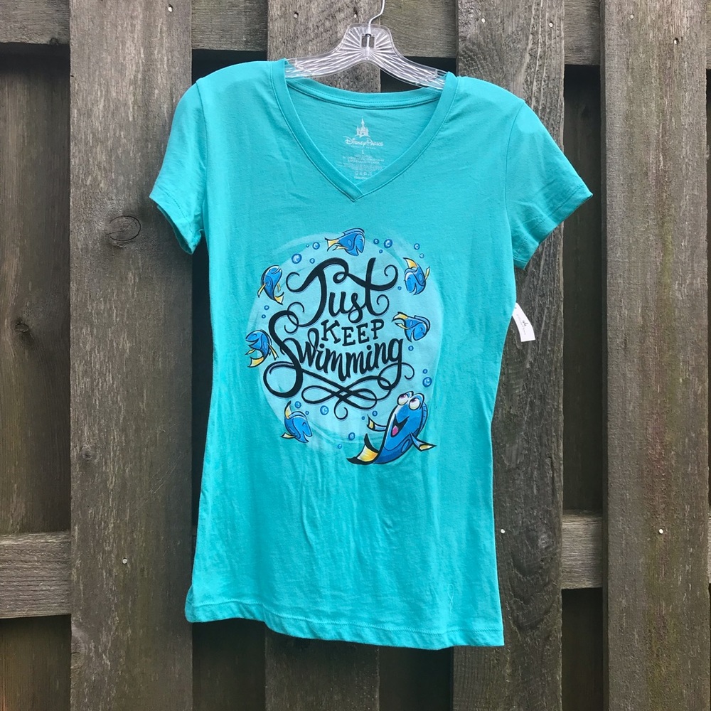 NWT Disney “Just Keep Swimming” Tee